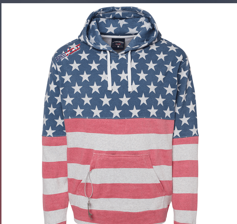 Revolt USA Flag Tailgate Hoodie