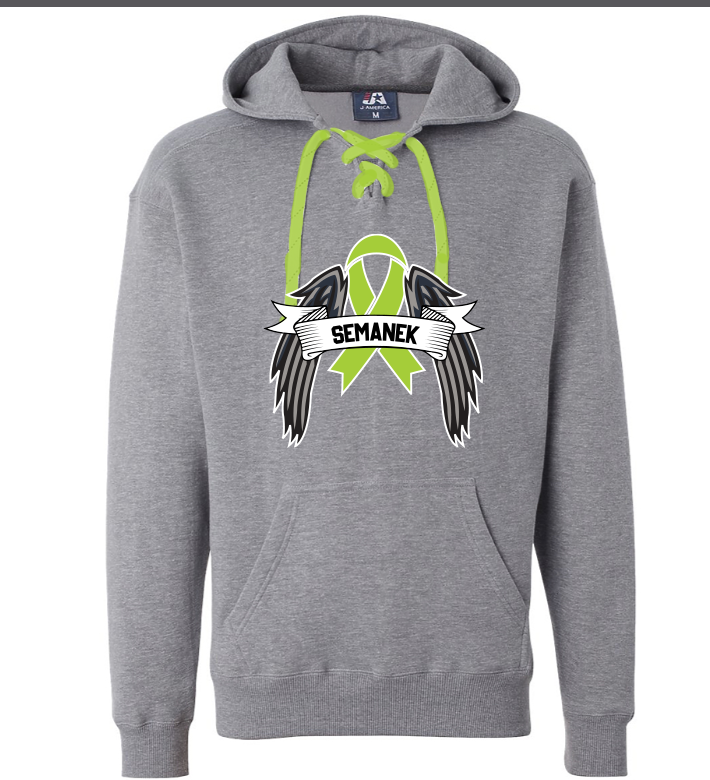Semanek Memorial Game Hockey Lace Hoodie