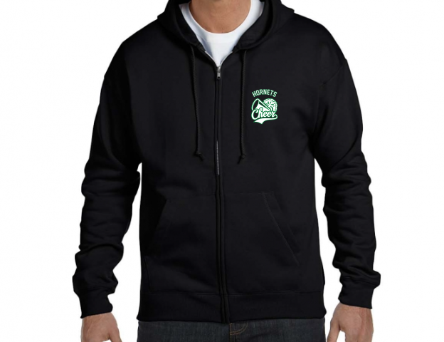Jr Hornets Full Zip Hooded Sweatshirt - 4 Print Designs Available