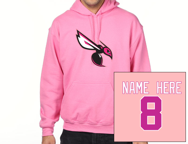 LF Jr Hornets Jersey PINK Hoodie