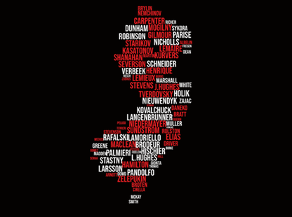 NJ Hockey Word Cloud Lace Hoodie