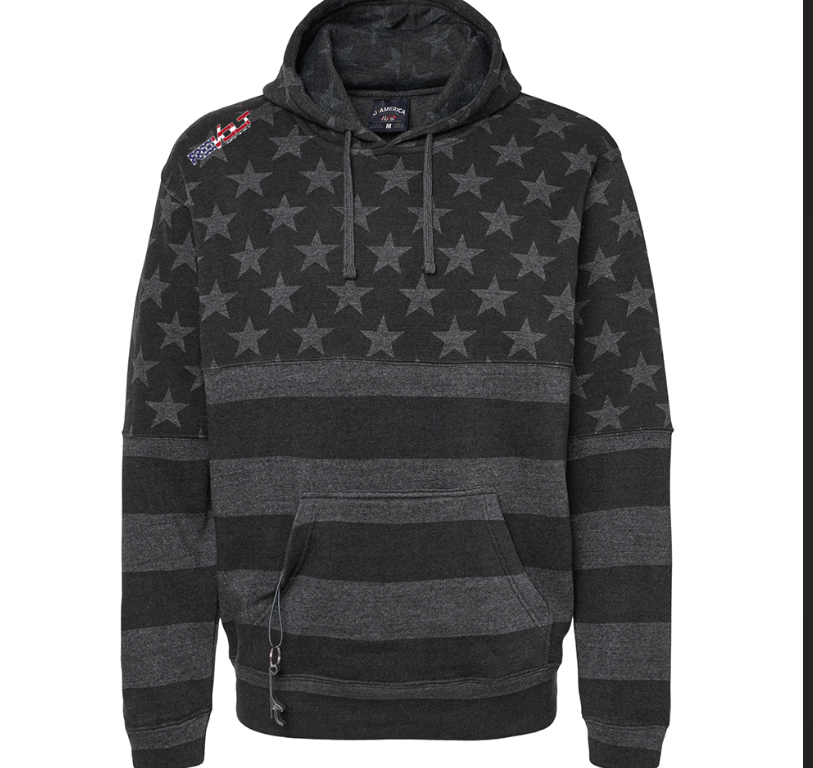 Revolt USA Blackout Flag Tailgate Hoodie