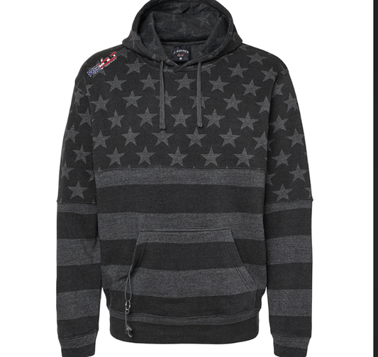 Revolt USA Blackout Flag Tailgate Hoodie