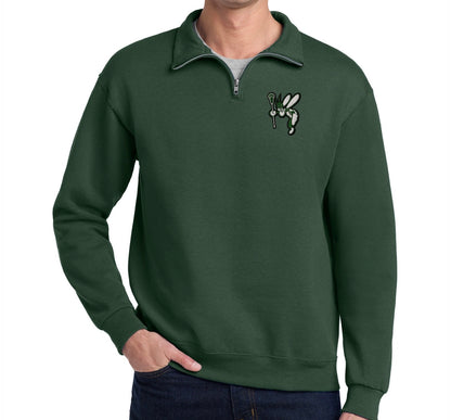 PV LAX 1/4 Zip Fleece w Embroidered Hornet