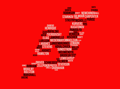 NJ Hockey Word Cloud Lace Hoodie