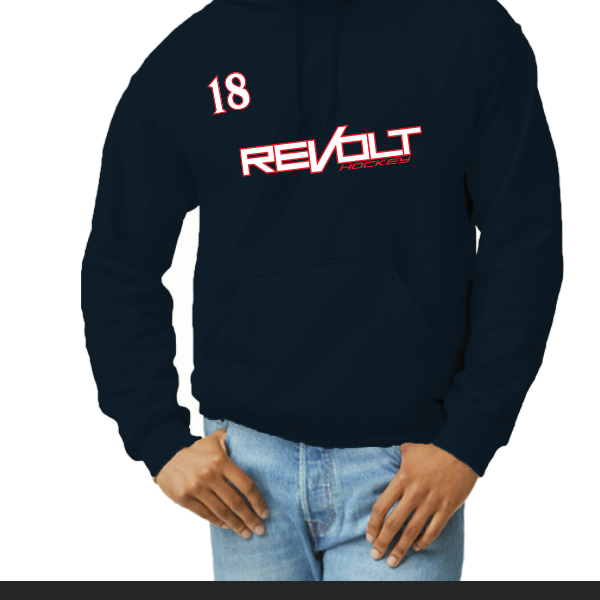 REVOLT Hockey Custom Team 50/50 Printed Hoodie