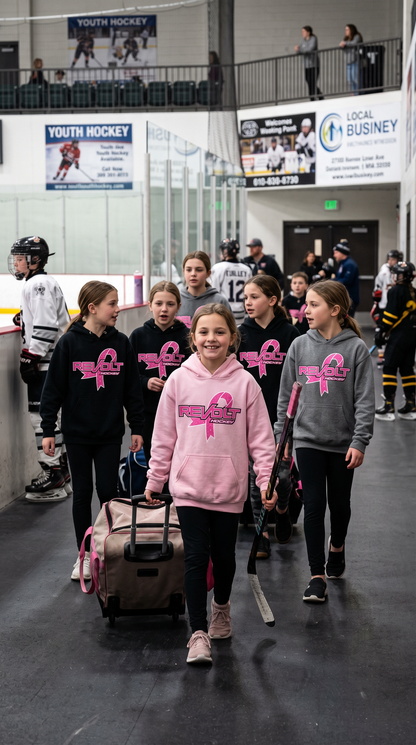 Revolt Hockey Breast Cancer Awareness Hoodie ( 3 colors)